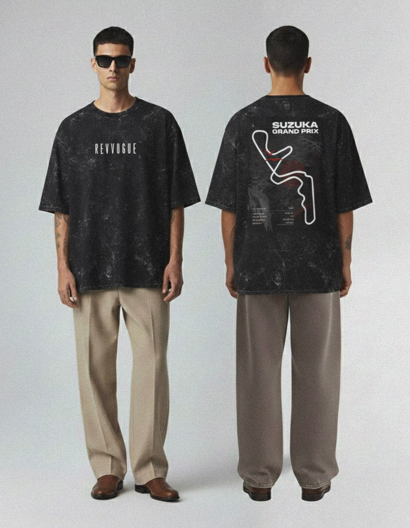 THE JAPANESE GRAND PRIX OS - SUZUKA GP - Stonewashed