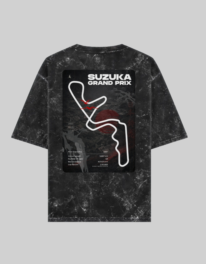 THE JAPANESE GRAND PRIX OS - SUZUKA GP - Stonewashed